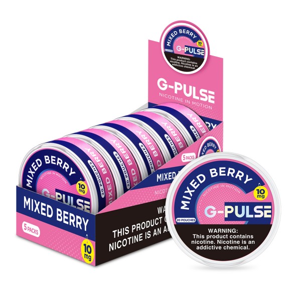 G-Pulse Pouches 5pk - Mixed Berry (Master Case of 20 x 5pks)