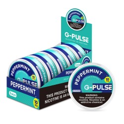 G-Pulse Pouches 5pk - Peppermint (Master Case of 20 x 5pks)