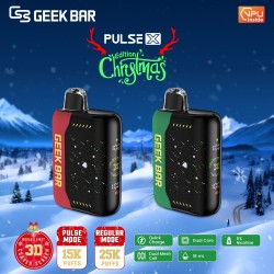 Geek Bar Pulse X Christmas Edition Disposable 5% (Display Box of 5) (Master Case of 150)