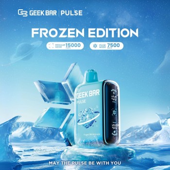 Geek Bar Pulse FROZEN Edition Disposable 5% (Display Box of 5) (Master Case of 200)