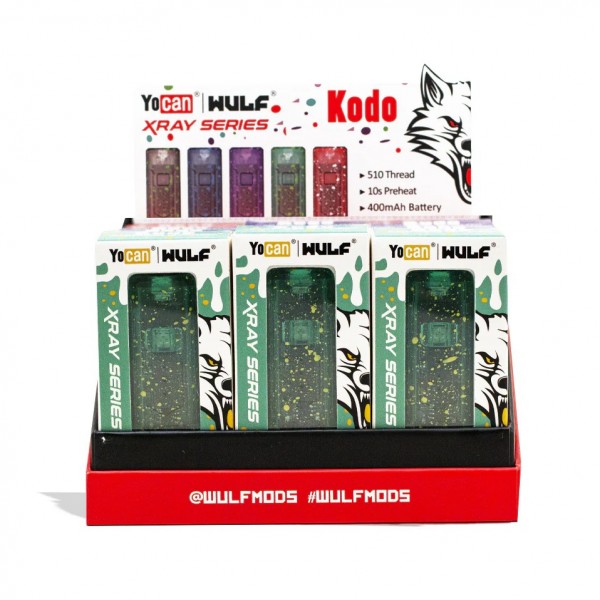 Wulf X-Ray Series Kodo Cartridge Mod Display Box 15CT