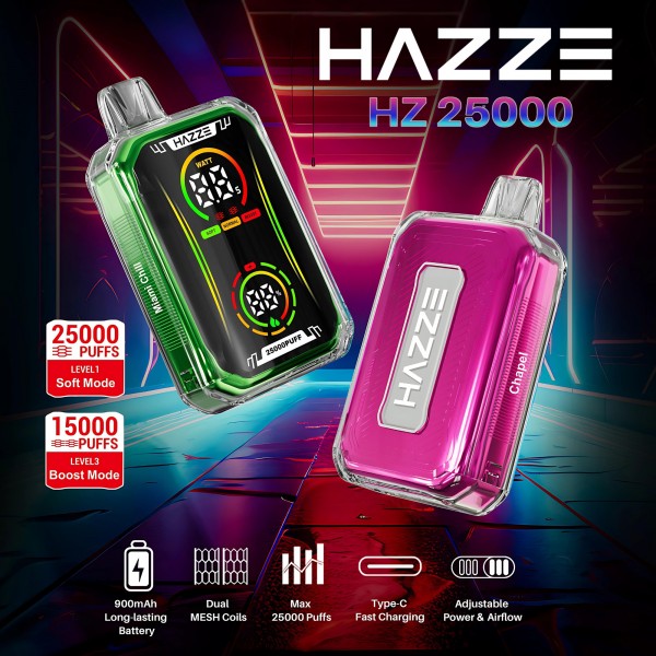 HAZZE HZ25000 Disposable 5% (Display Box of 5) (Master Case of 150)