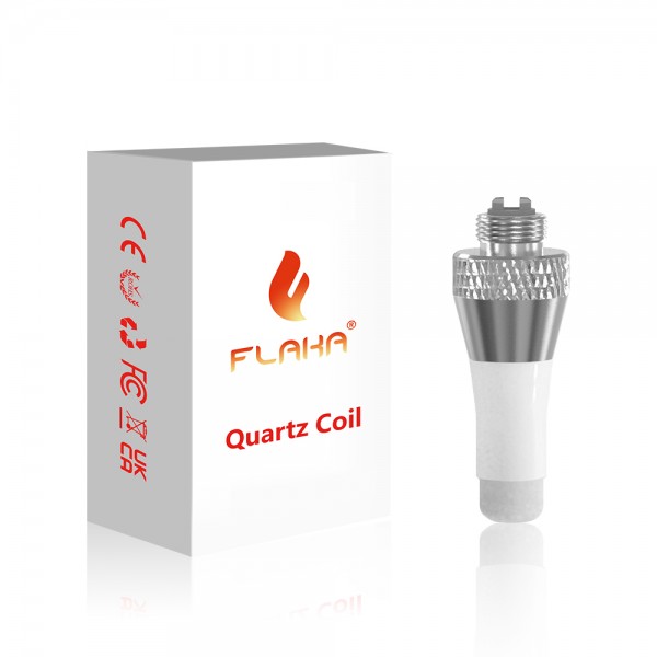 FLAKA Nectar Collector Quartz Dab Coil 1pc by Hamilton