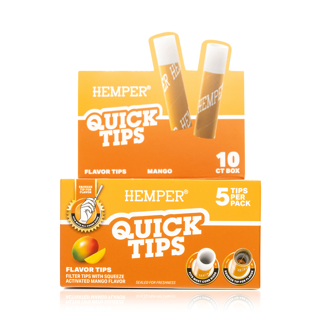 HEMPER Quick Tips Display Box 10CT, thc, , dry herb, flower, pre-roll ...
