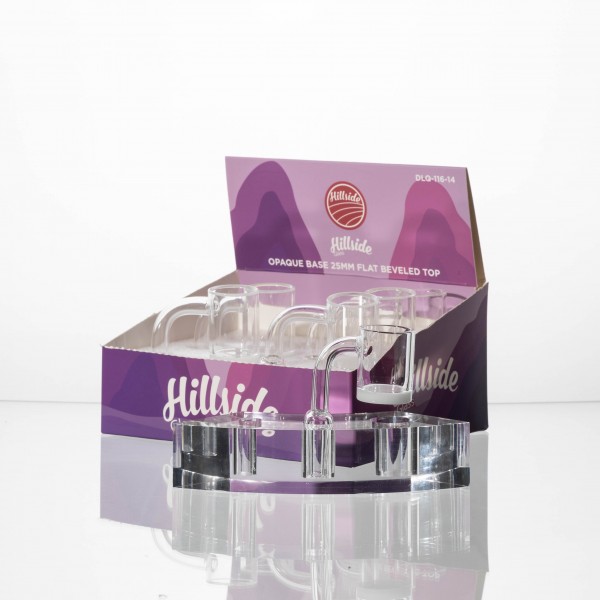 Hillside Glass Opaque Base 25mm Banger Display 6CT