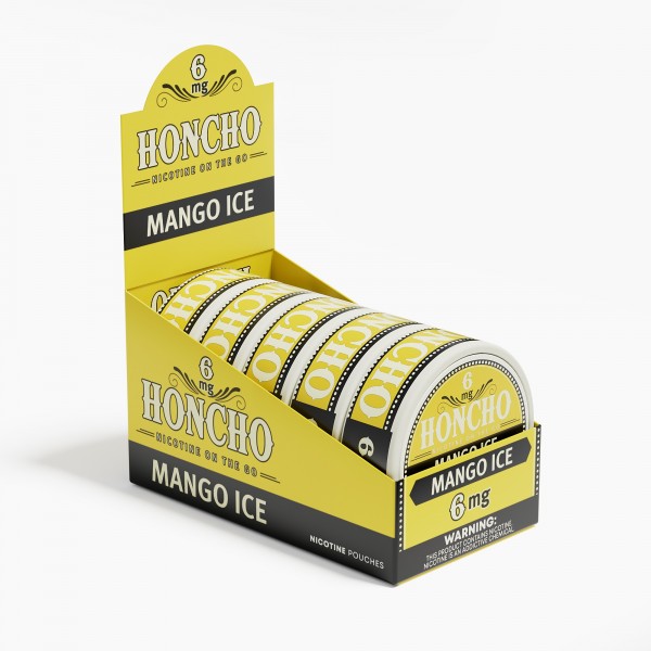 Honcho Pouches 5pk - Mango Ice (Master Case of 20 x 5pks)