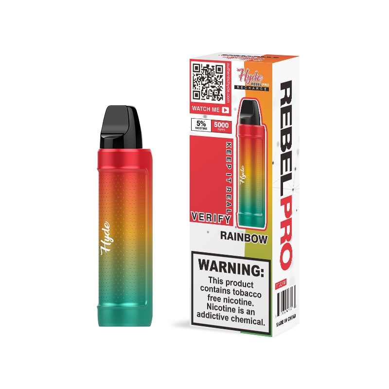 Hyde Rebel Pro RECHARGE 5000 Puffs (Master Case of 260), hyde