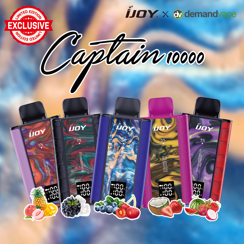 iJoy Bar Captain 10K Disposable 5%, captain 10000