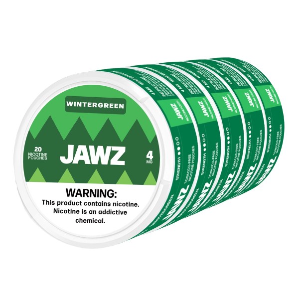 JAWZ Pouches 5pk - Wintergreen