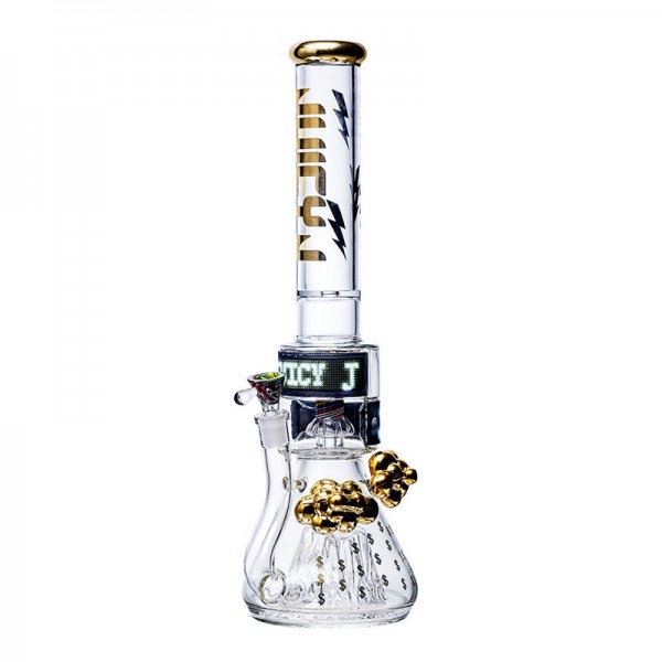 Juicy J Glass - Raining Money LED Water Pipe, jj-020, thc, dry herb ...