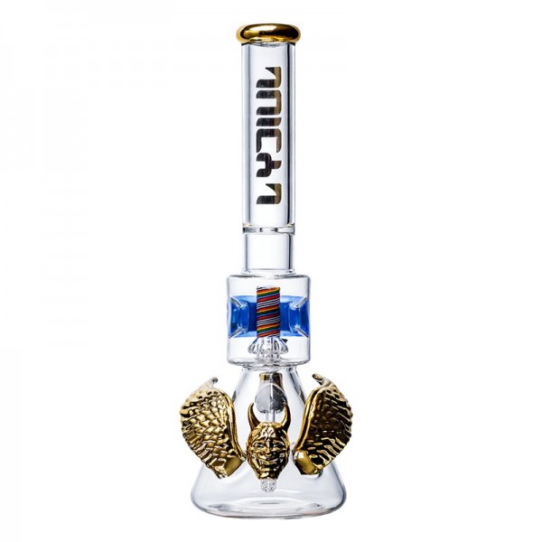 Juicy J Glass - Golden Devil LED Water Pipe