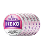 KEKO Pouches 5pk - Triple Berry Ice