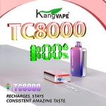 KangVape TC8000 Disposable 5% (Display Box of 5) (Master Case of 200)
