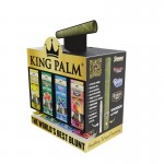 King Palm Mini Flavor Leaf Tubes Dispenser Display 80CT