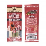 King Palm x The Game 2pk Flavored Mini Leaf Roll Display 20CT - Red Velvet