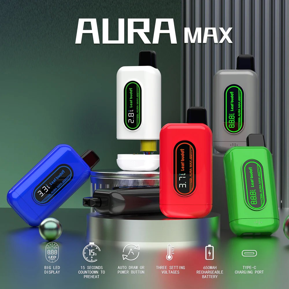 Leaf Buddi Aura MAX Cartridge Battery, thc, wax, dab, concentrates ...