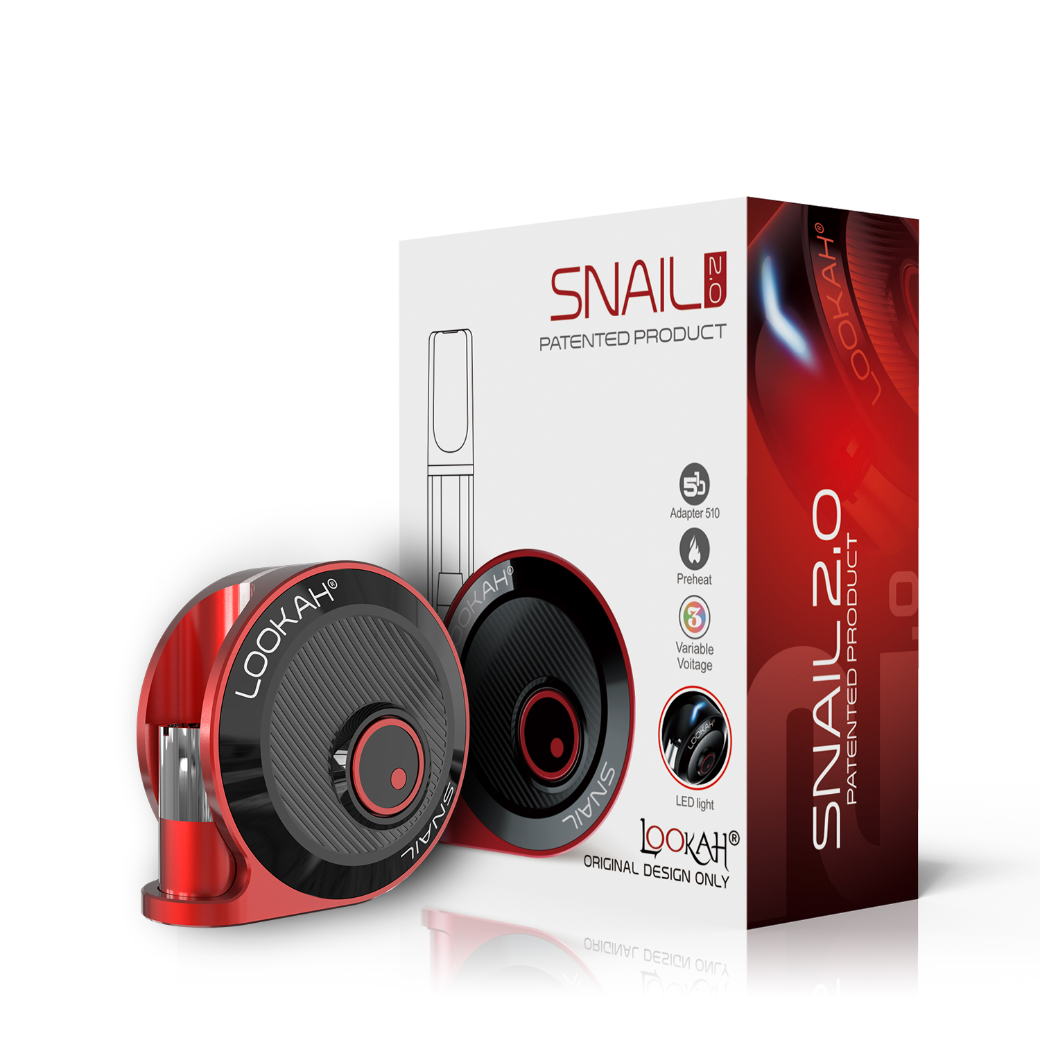 Lookah Snail Blinking Green 5 Timespitpoint List - 48cr2uh