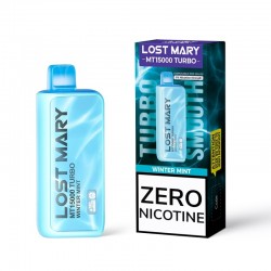 Lost Mary MT15000 Turbo Disposable 0% NICOTINE FREE - Winter Mint