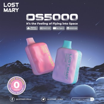 Lost Mary OS5000 Disposable 0% (Master Case of 200)
