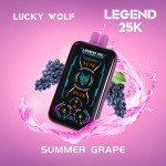 Lucky Wolf Legend 25K Disposable 5% (Display Box of 5) (Master Case of 200)
