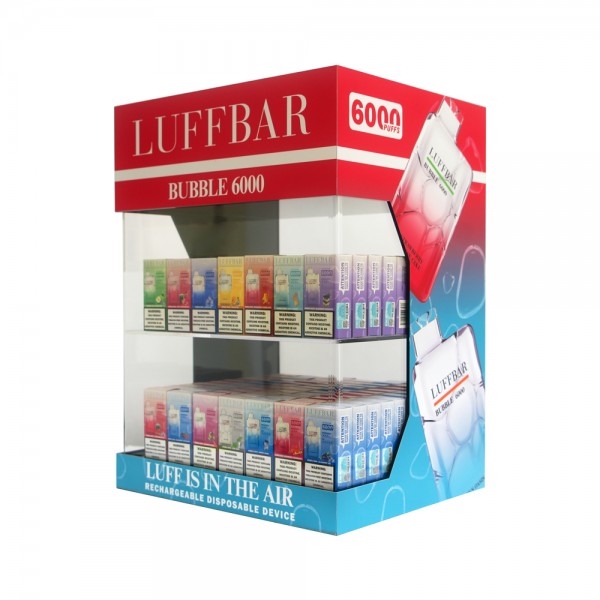 LUFFBAR Bubble 6000 Disposable 5% Display 140CT