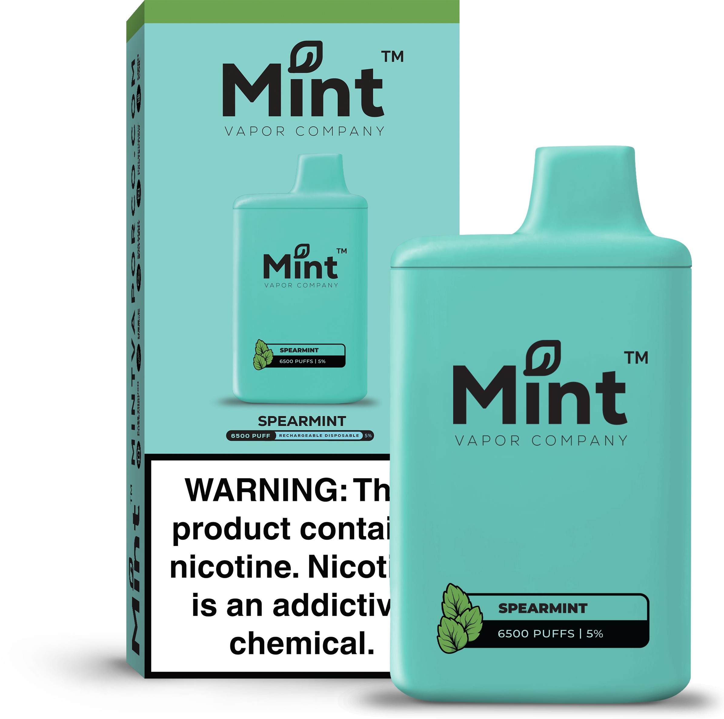 MINT by MNKE Bars Disposable 5%, mint 6500