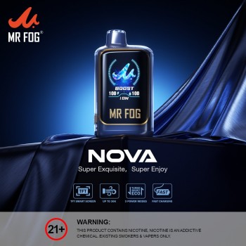 Mr Fog NOVA 36K Disposable 5% (Display Box of 5) (Master Case of 100)