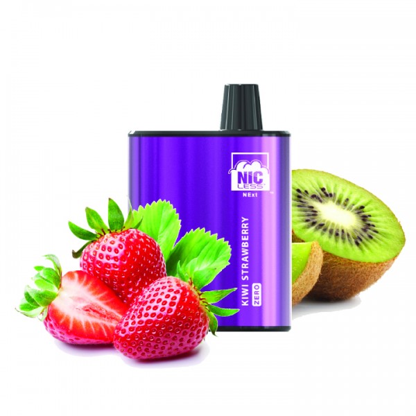 Nicless Next Disposable 0% NICOTINE FREE - Kiwi Strawberry