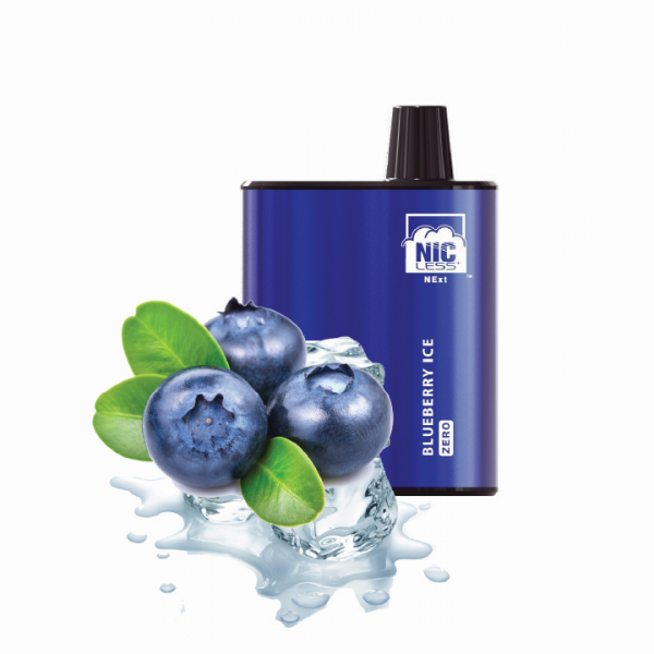 Nicless Next Disposable 0% NICOTINE FREE - Blueberry Ice