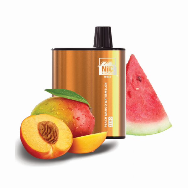 Nicless Next Disposable 0% NICOTINE FREE - Peach Mango Watermelon