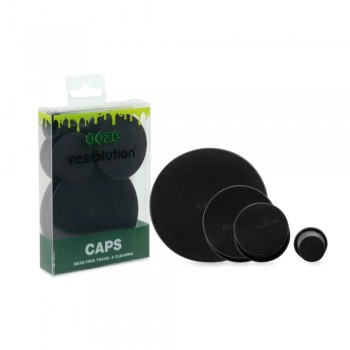 OOZE Resolution Caps 4pk - Black