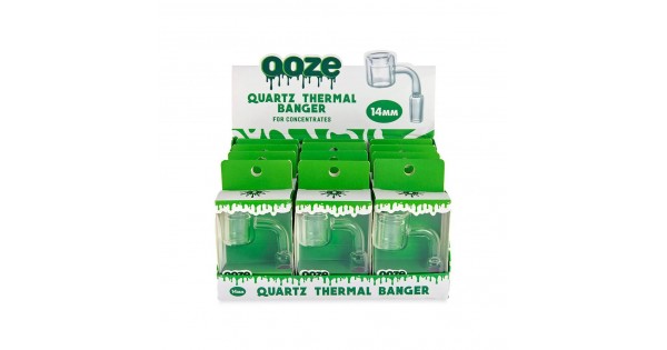 OOZE Quartz Thermal Banger Display 12CT, ooze life, thc, wax, dab ...