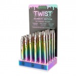 OOZE Twist Battery Rainbow Edition Display - 24 Count