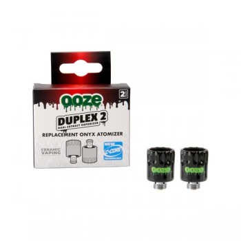 OOZE Duplex 2 Replacement Onyx Atomizers 2pk