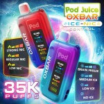 Pod Juice x OXBAR ICE-NIC Control 35K Disposable 5% (Display Box of 5) (Master Case of 100)