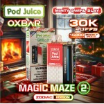 Pod Juice x OXBAR 30K Magic Maze 2 Disposable 5% (Display Box of 5) (Master Case of 100)