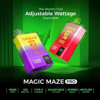 OXBAR Magic Maze Pro 10K Disposable 5% (Display Box of 5) (Master Case of 200)