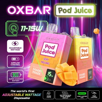 Pod Juice x OXBAR Magic Maze Pro 10K Disposable 5% (Display Box of 5) (Master Case of 100)