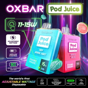 Pod Juice x OXBAR Magic Maze Pro 10K Disposable 5% (Display Box of 5) (Master Case of 100)