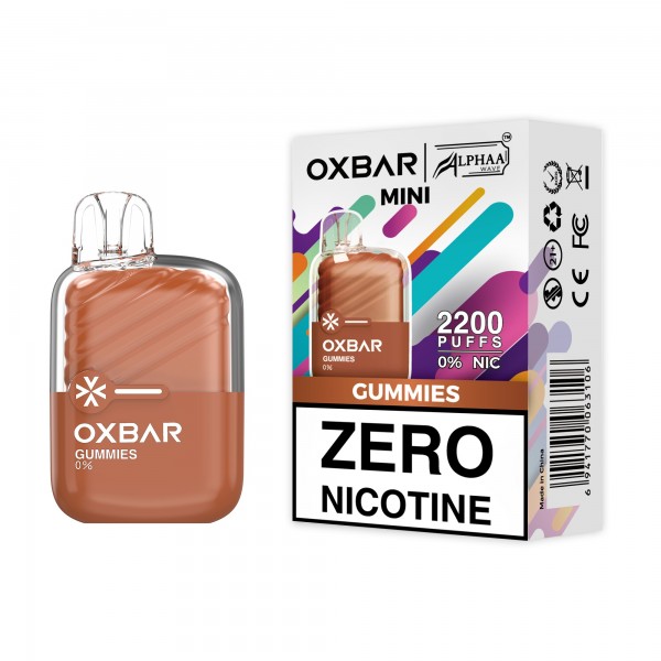 OXBAR MINI 2200 Disposable 0% NICOTINE FREE - Gummies