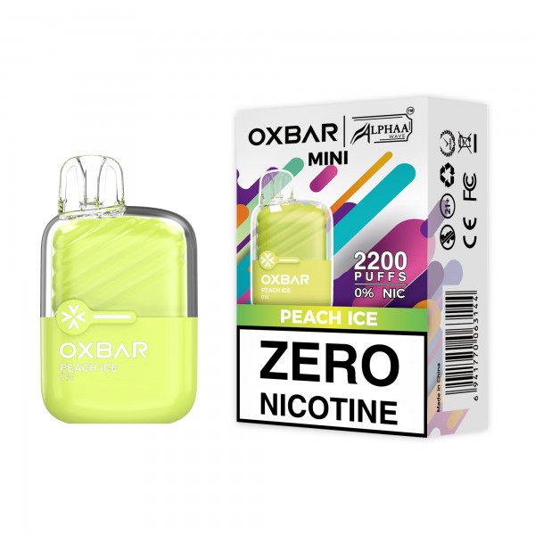 OXBAR MINI 2200 Disposable 0% NICOTINE FREE - Peach Ice