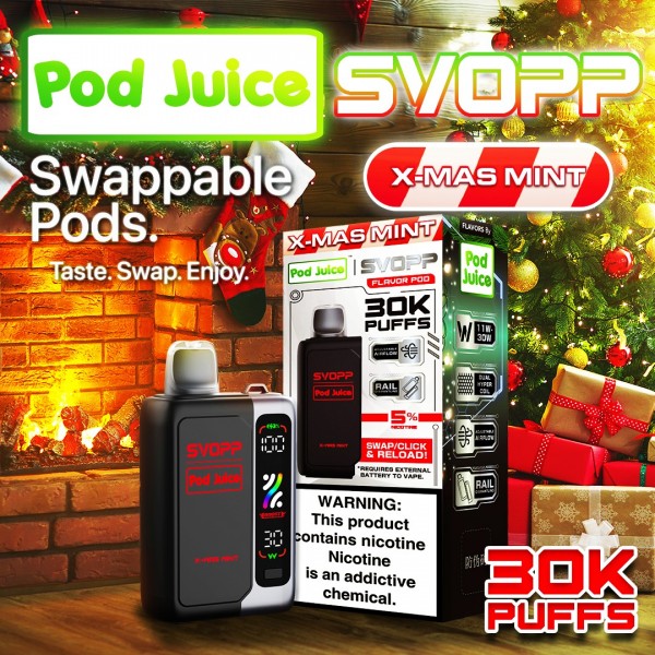 Pod Juice SVOPP 30K Disposable Flavor Pod 5% (Display Box of 5) (Master Case of 200)