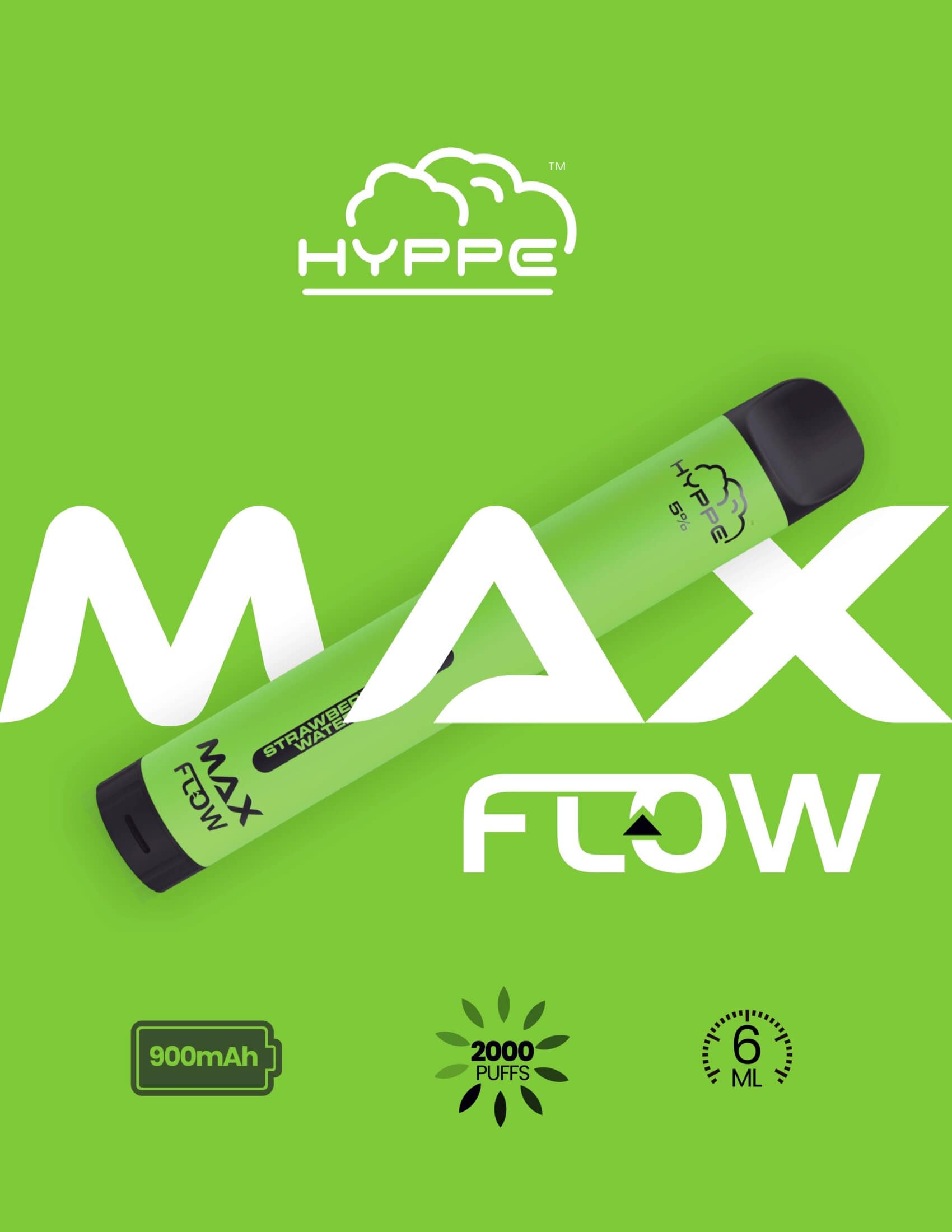 hyppe max flow strawberry ze
