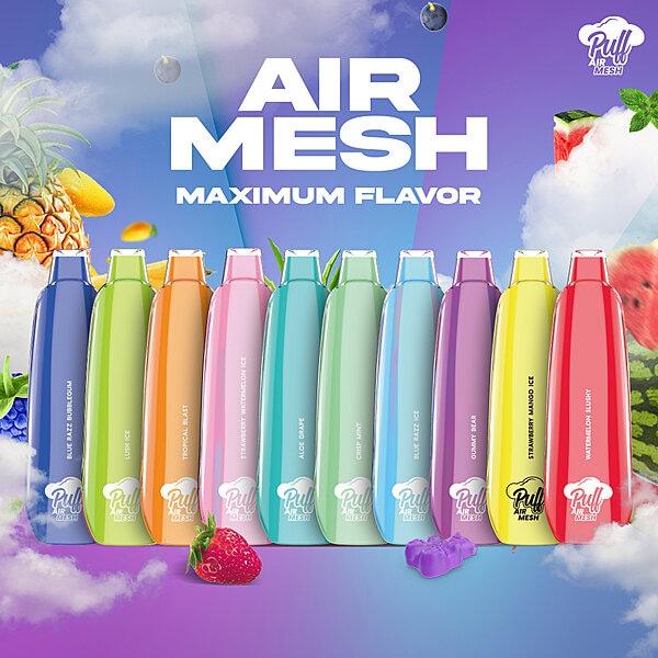Puff Air Mesh Disposable 5%