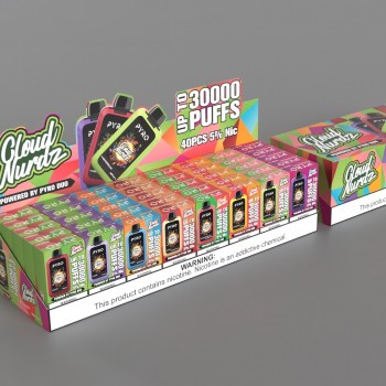 Cloud Nurdz x Pyro Duo 30K Disposable 5% Variety Pack 40CT