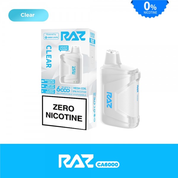 RAZ CA6000 Disposable 0% - Clear