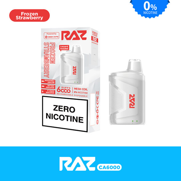 RAZ CA6000 Disposable 0% - Frozen Strawberry