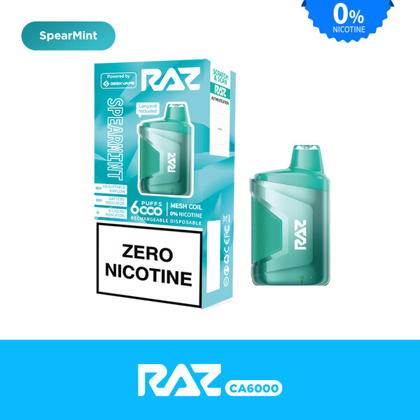 RAZ CA6000 Disposable 0% - Spearmint