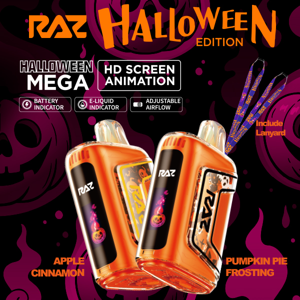 RAZ TN9000 Disposable 5% - Halloween Edition (Display Box of 5) (Master Case of 200)
