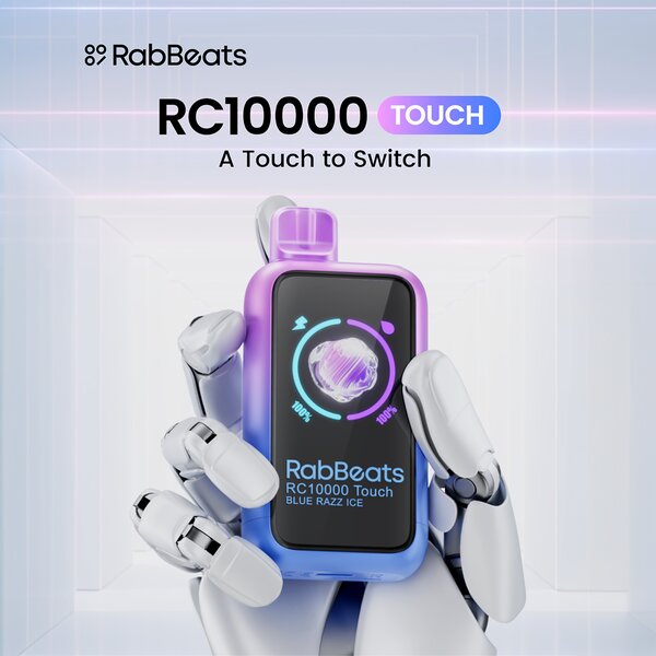 RabBeats RC10000 TOUCH Disposable 5% (Display Box of 5) (Master Case of 200)